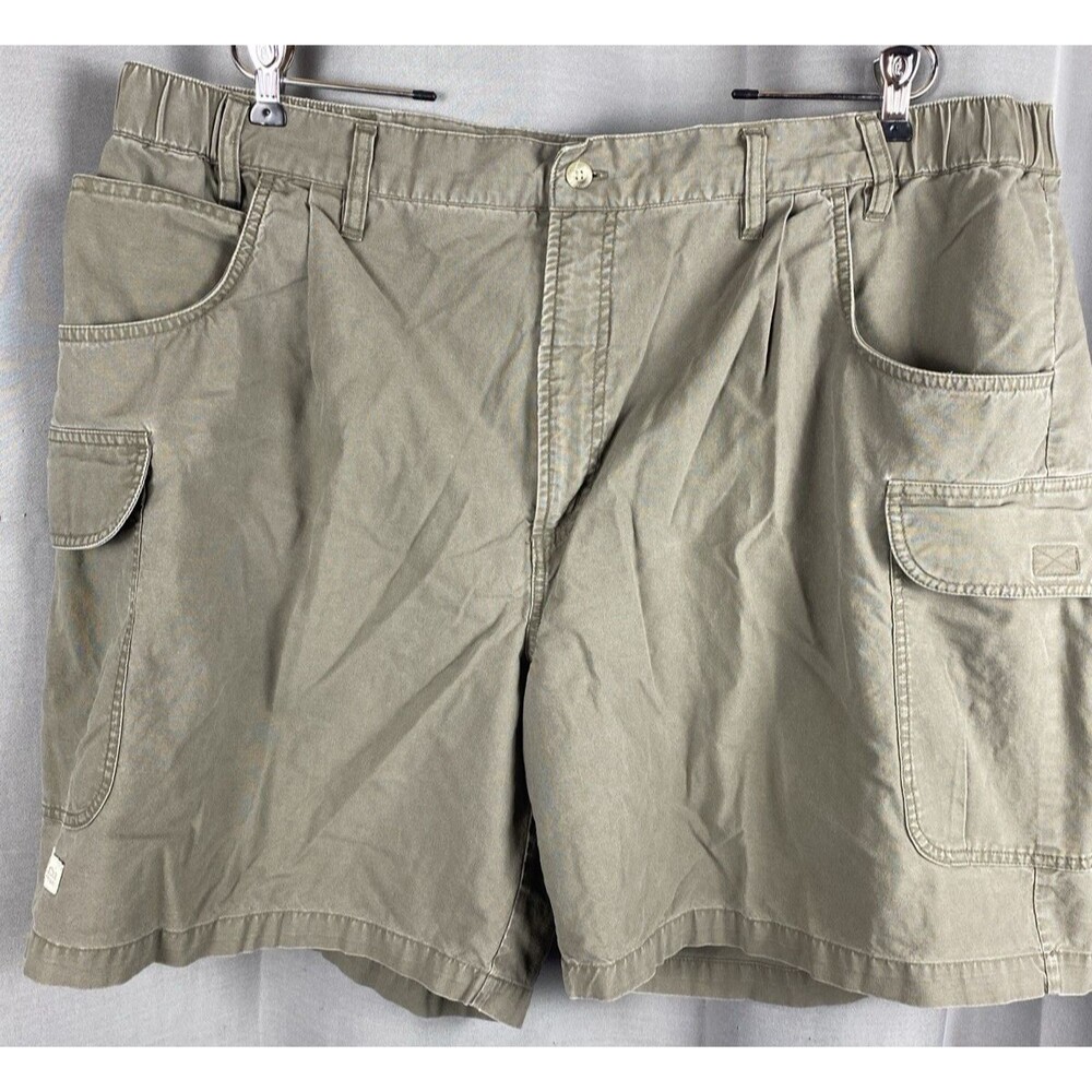 Columbia Mens Tag Sz 44 Green Cargo Shorts With 7 Pockets